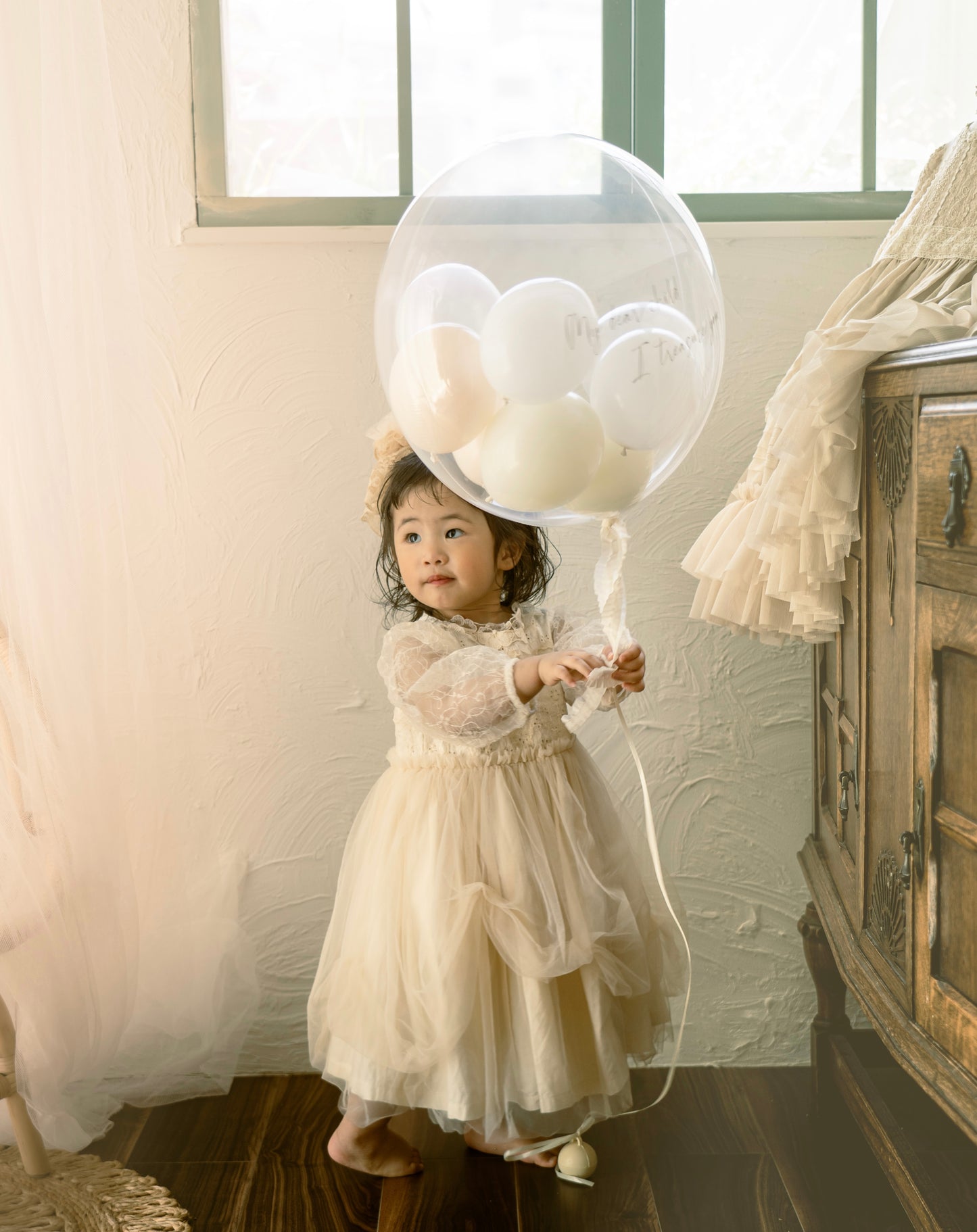 【bubble balloon】peach cream
