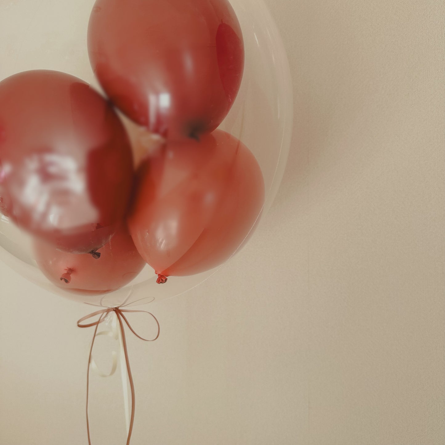 【bubble balloon】terracotta