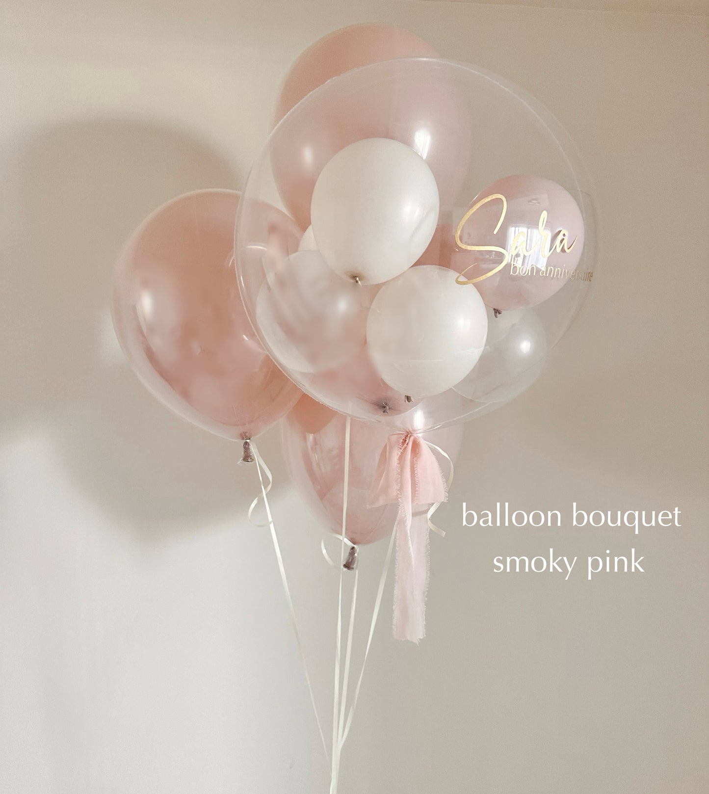 【bubble bouquet】smoky pink