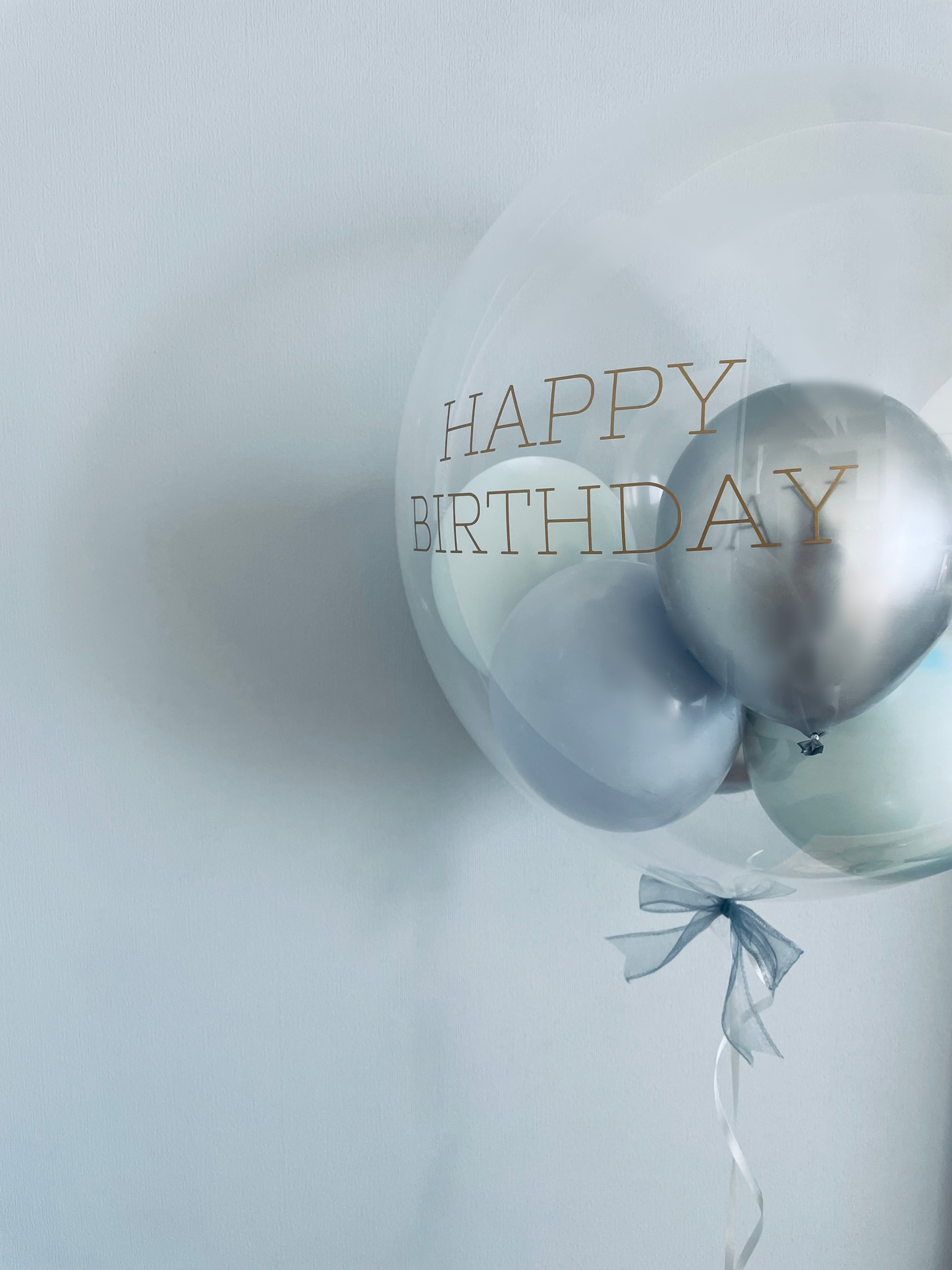 【bubble balloon】ice blue