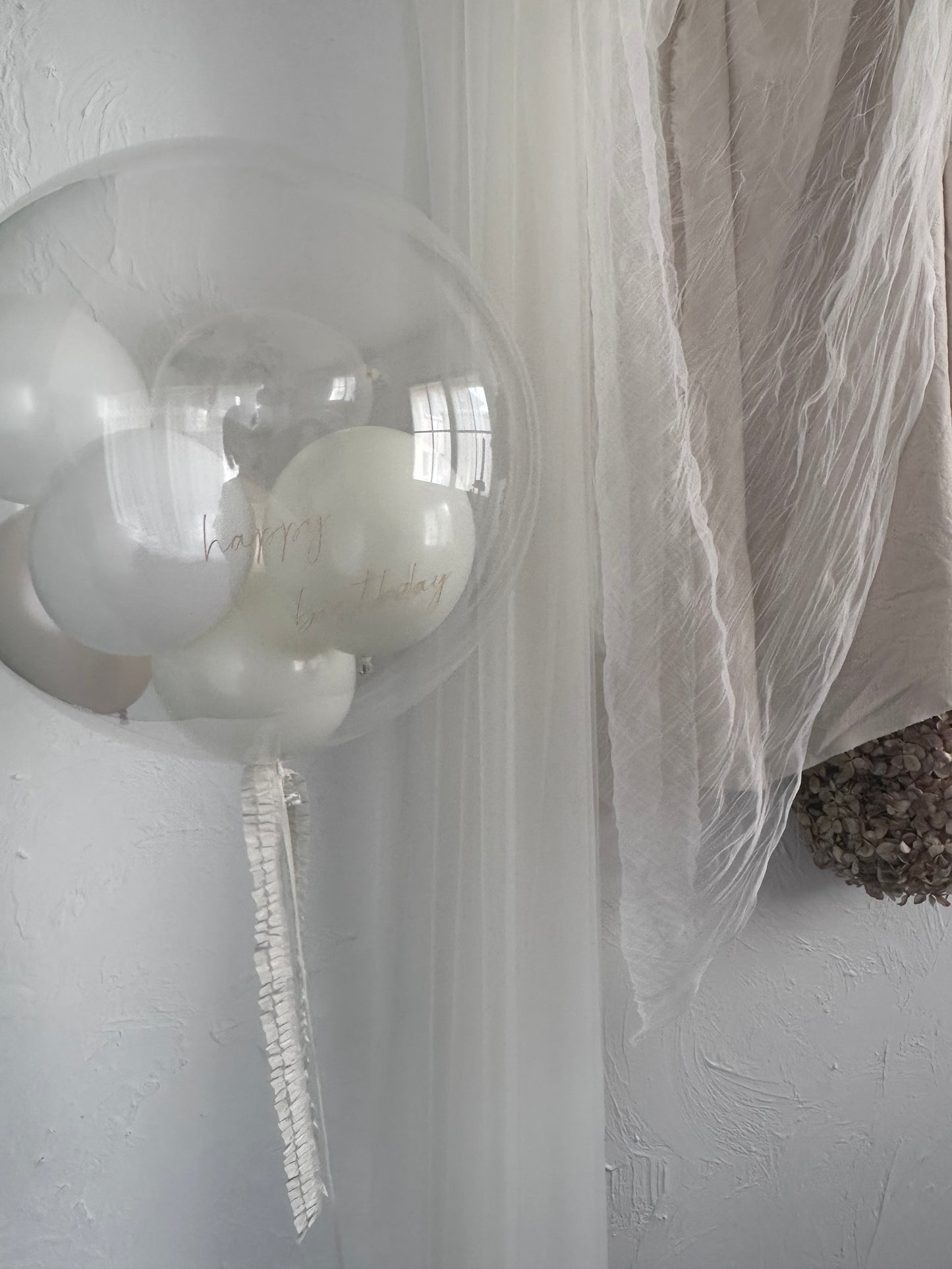 【bubble balloon】peach cream
