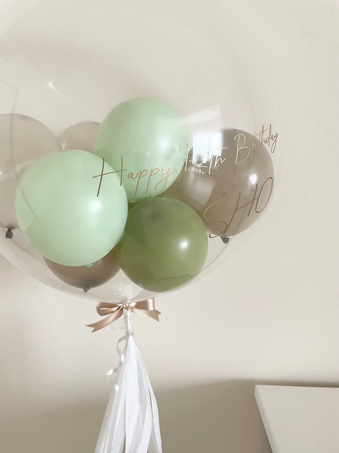 【bubble balloon】tea green