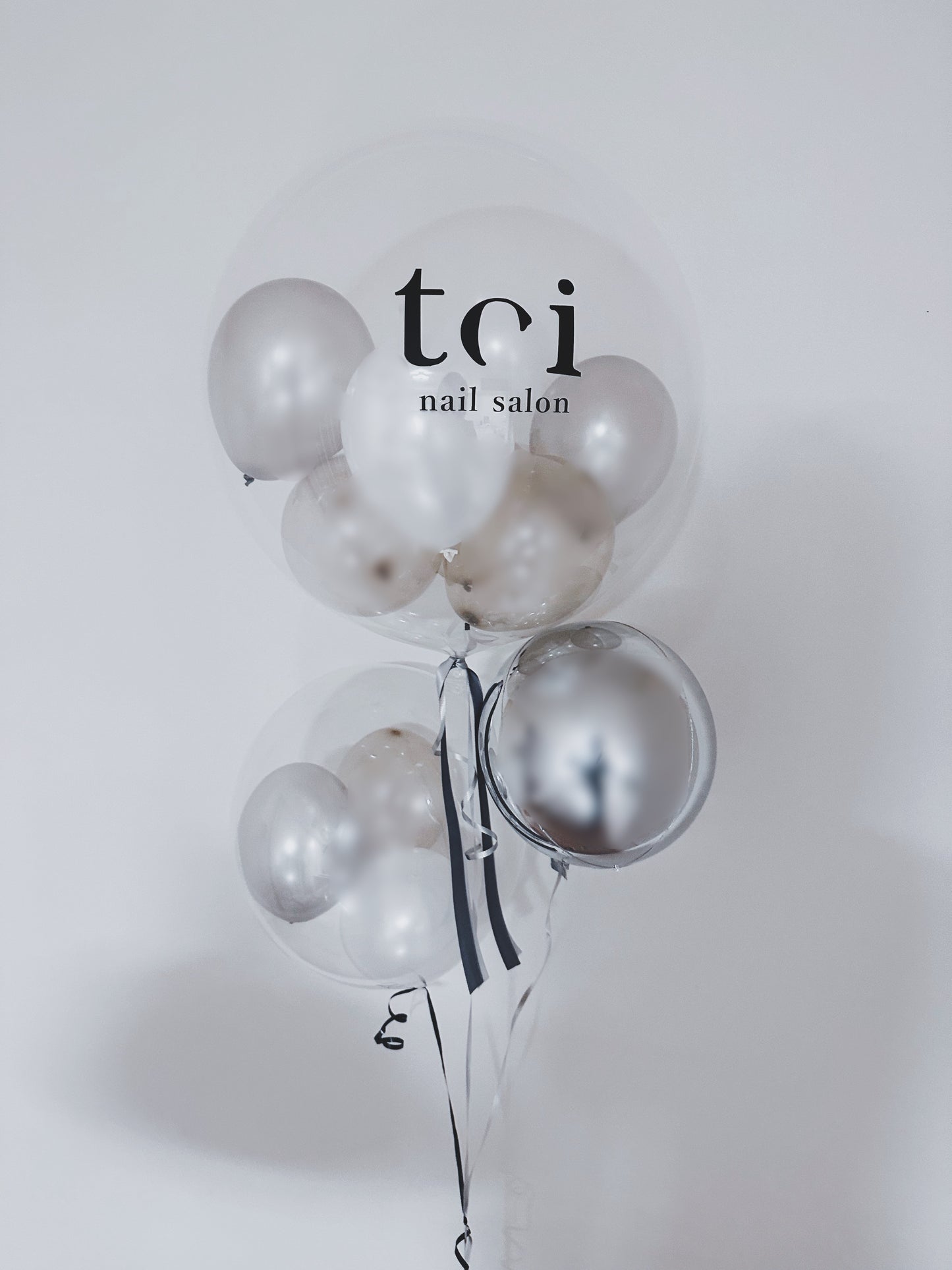 【bubble bouquet】silver grey