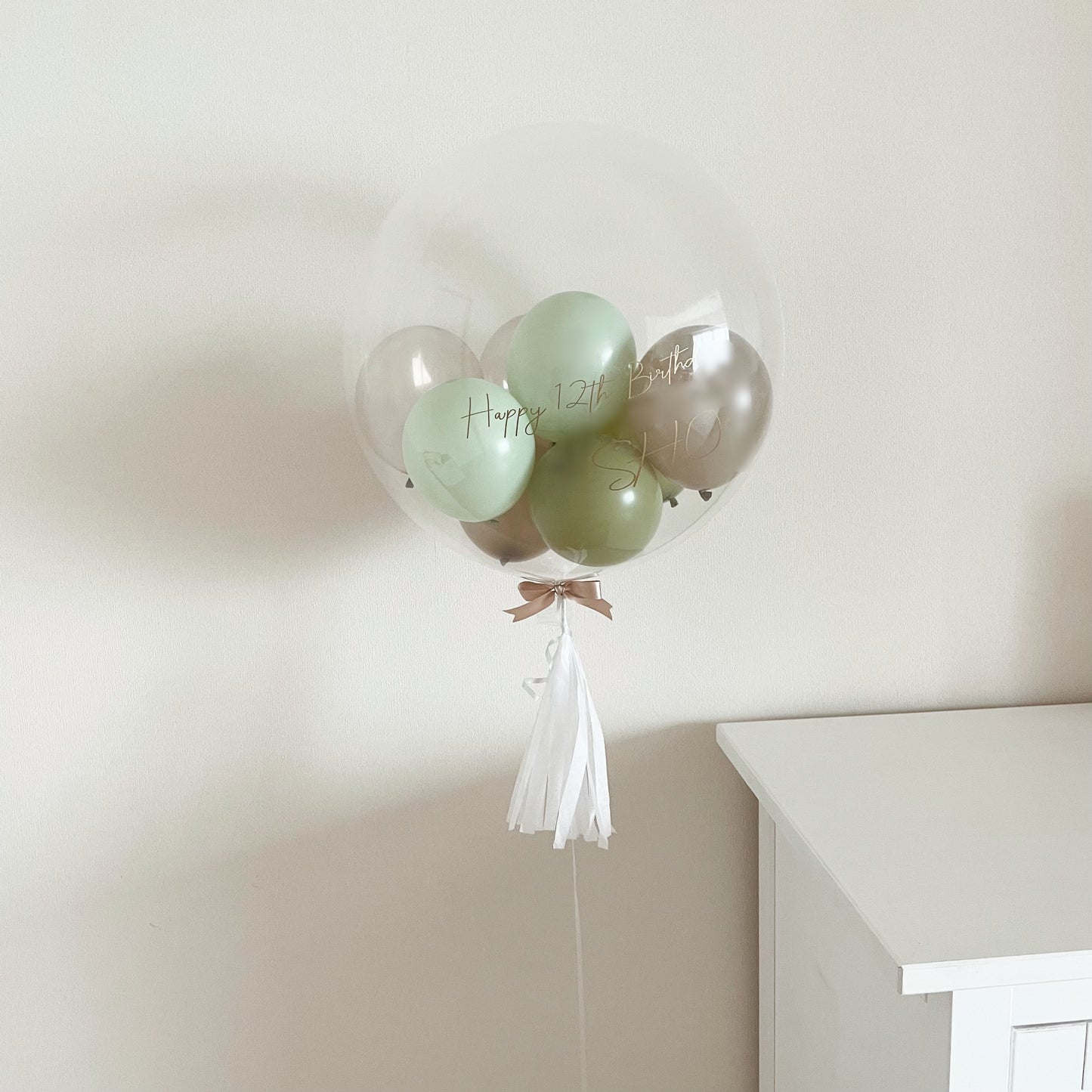 【bubble balloon】tea green