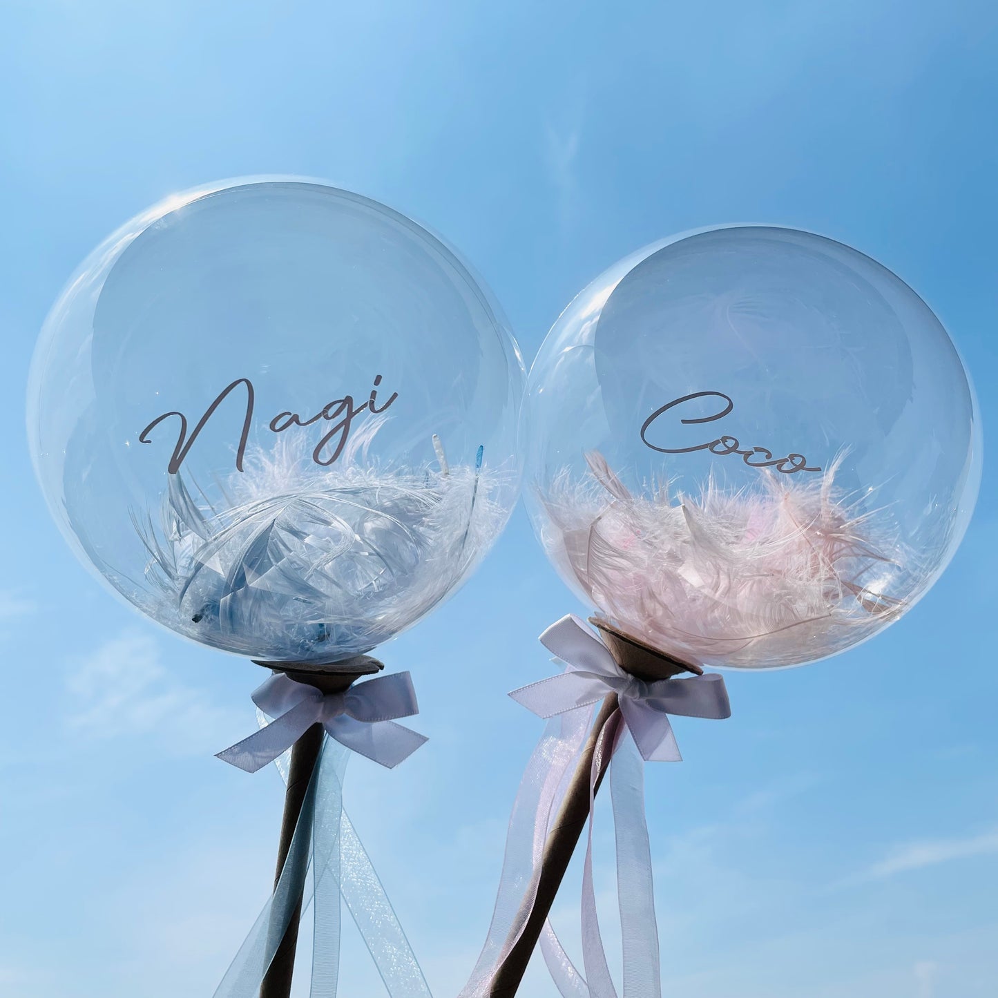 【feather balloon】type/ stick