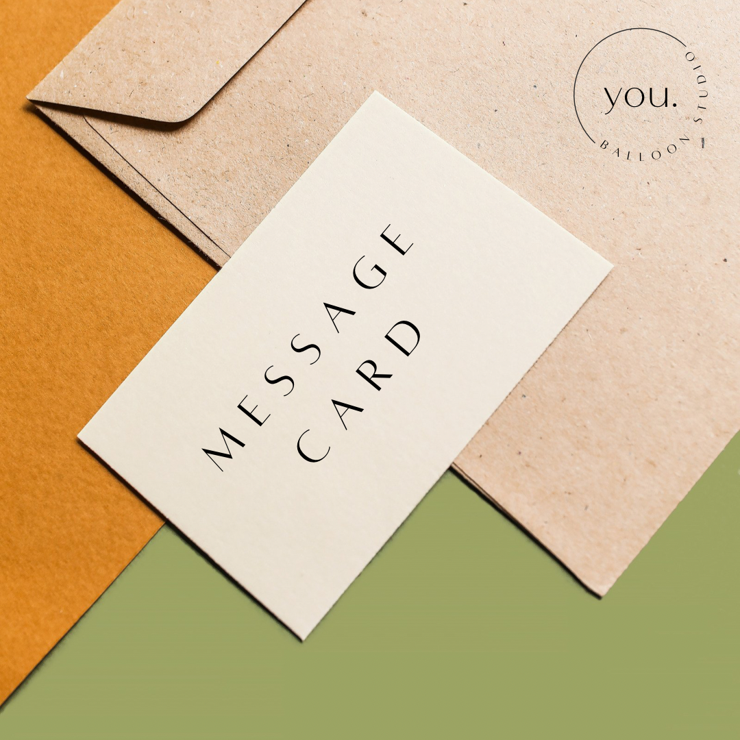 【option】Message Card