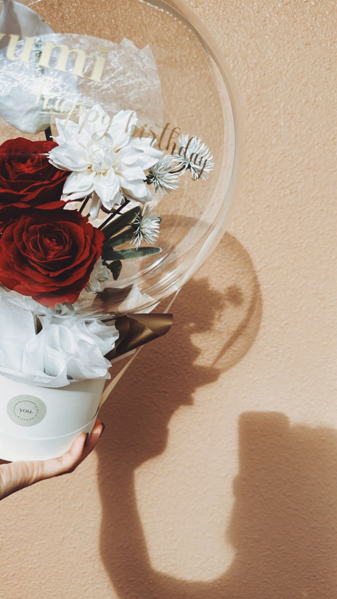 【bouquet BOX】red rose (M)