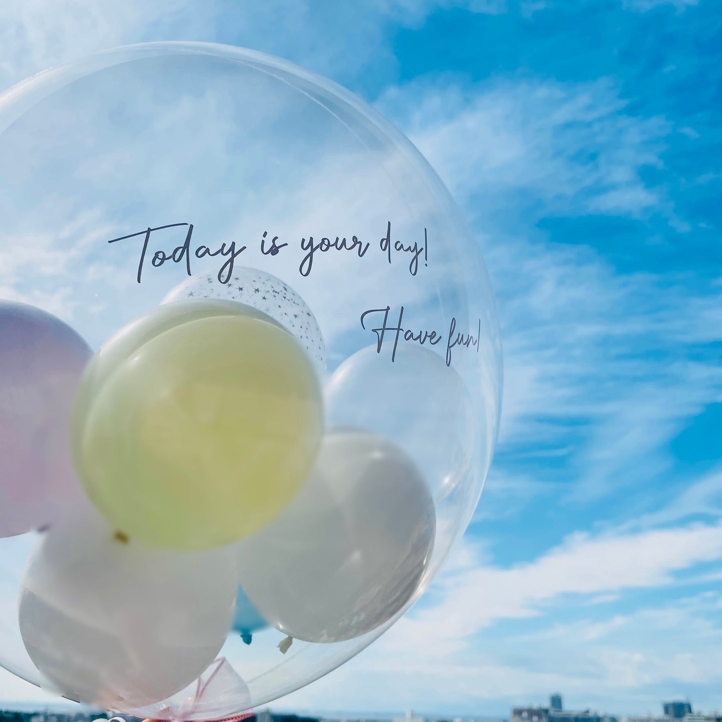 【bubble balloon】pastel color
