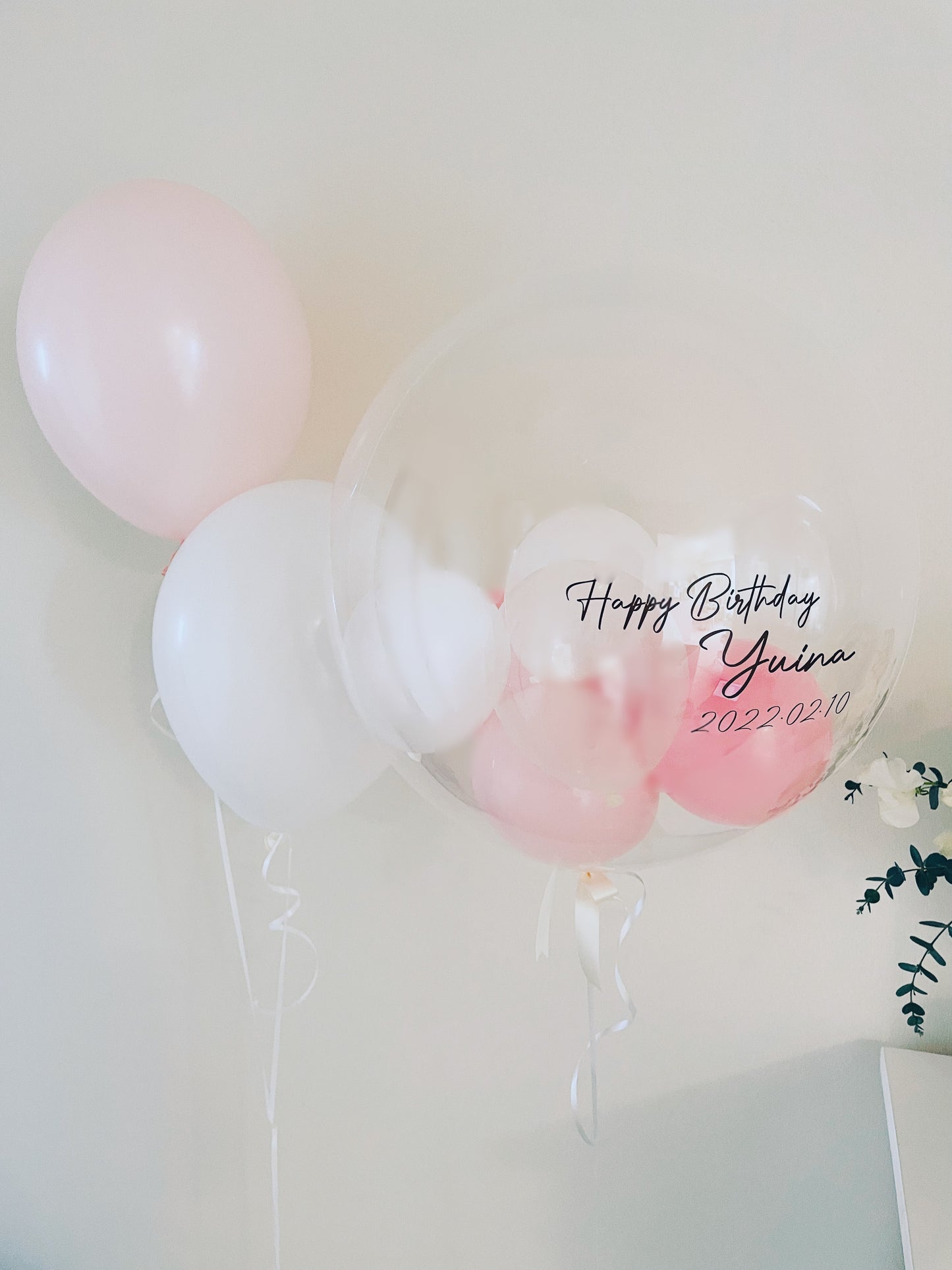 【bubble balloon】sakura pink
