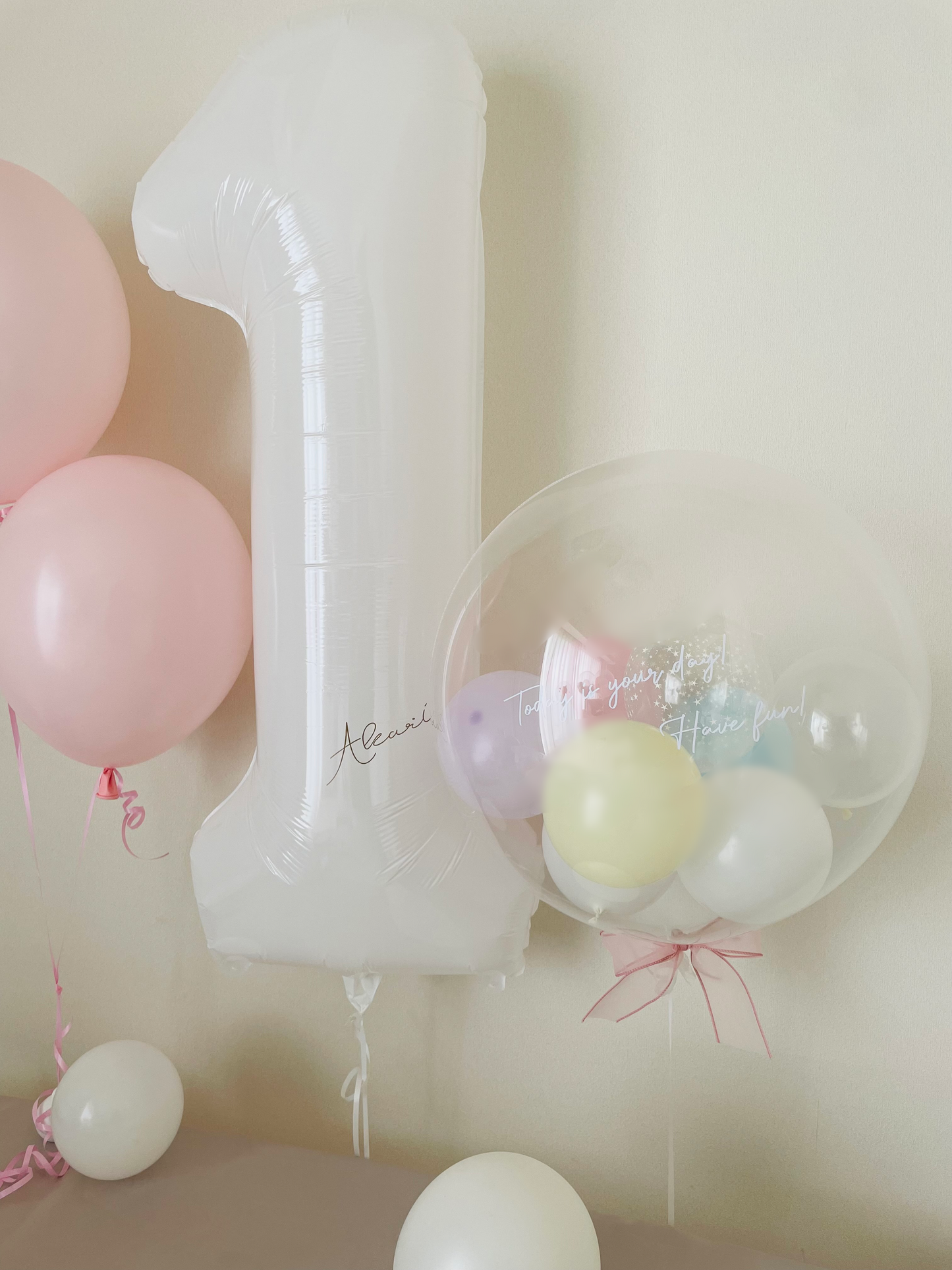 【bubble balloon】pastel color