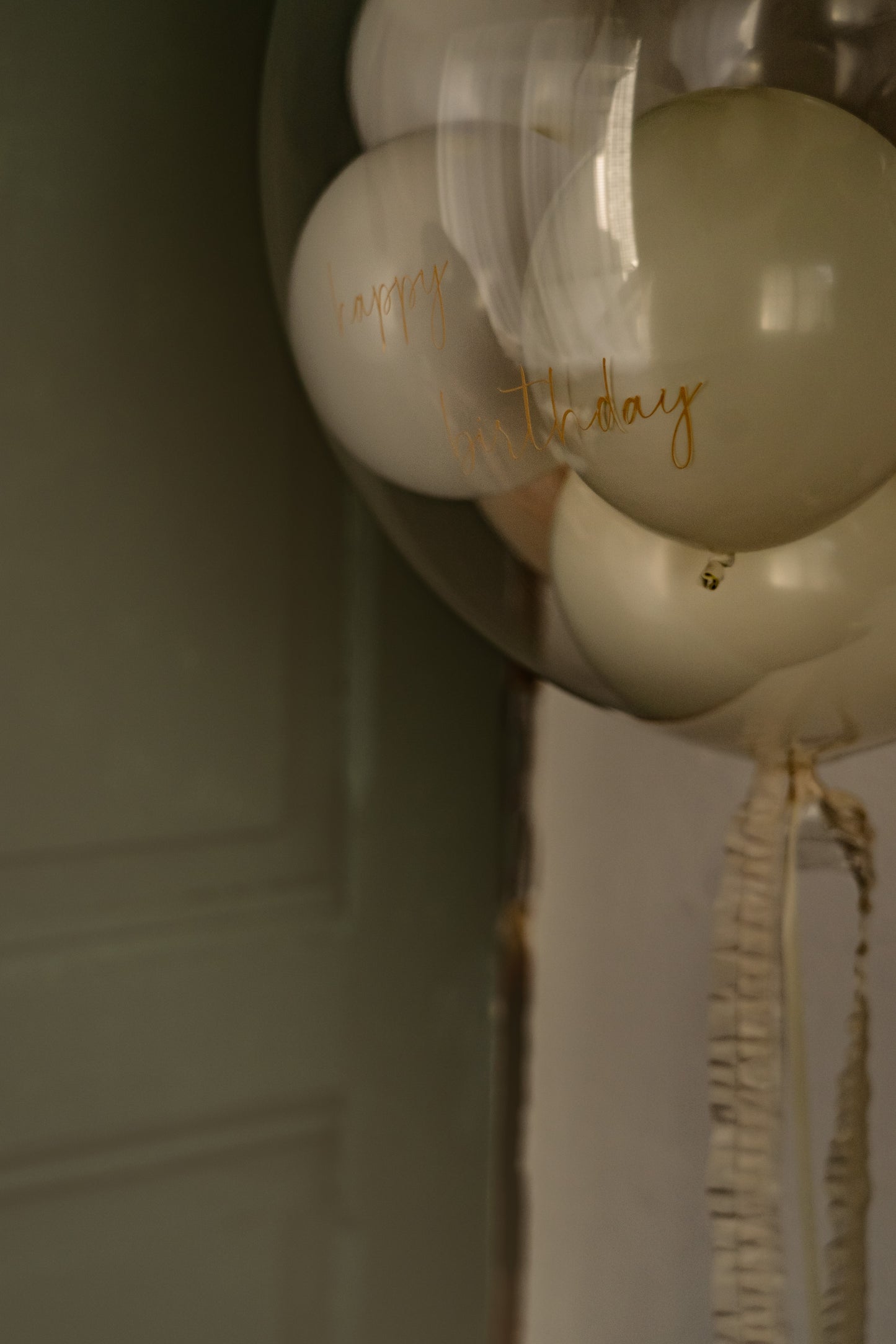 【bubble balloon】peach cream