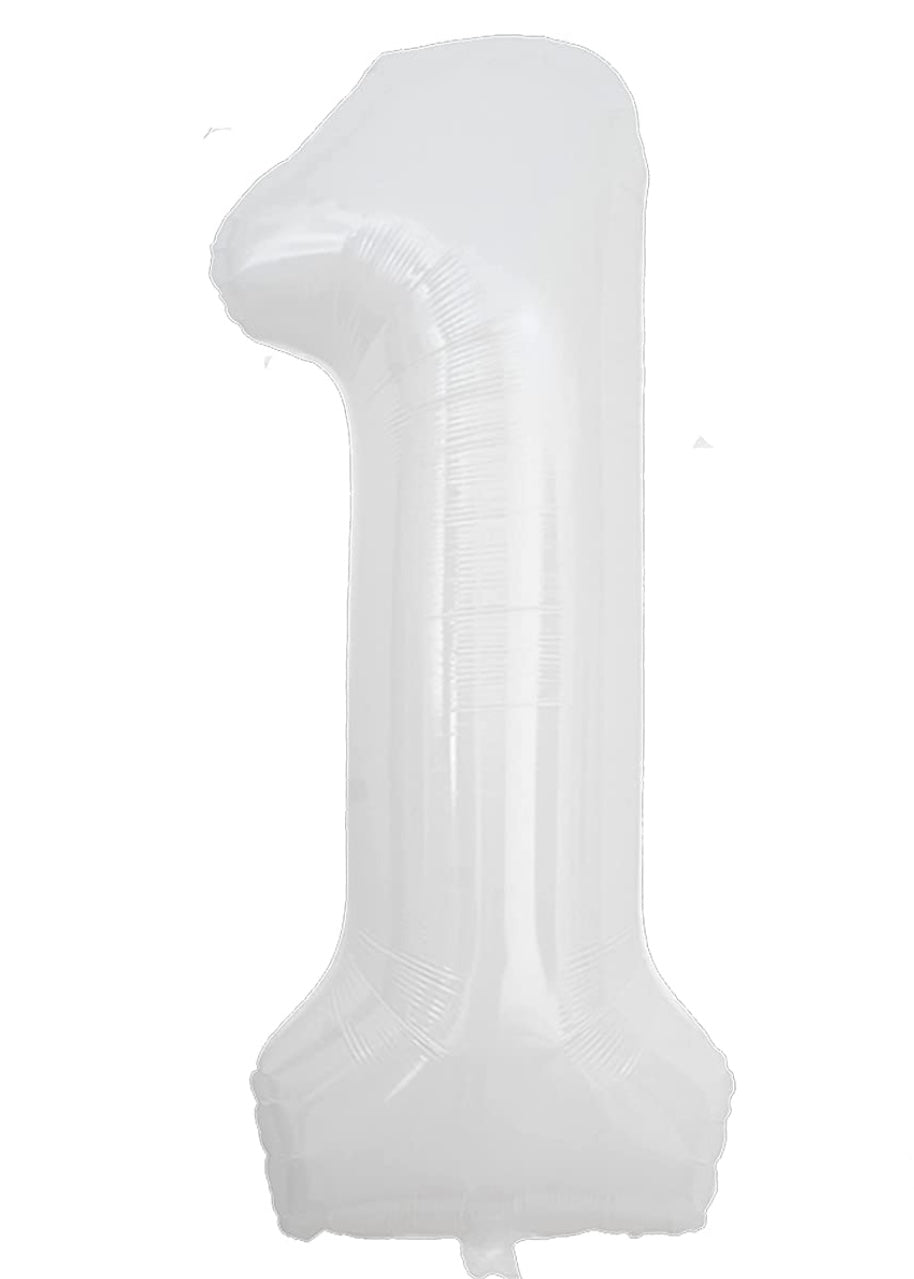 【number shape 90cm】white