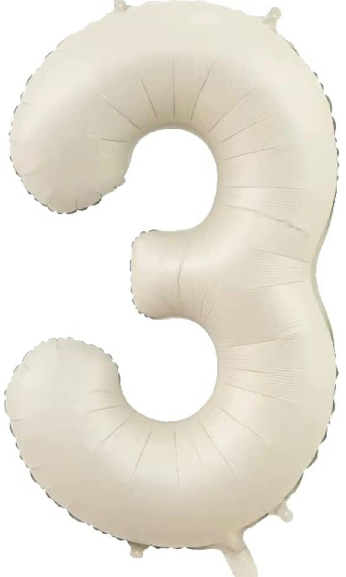 【number shape 60cm】Ivory
