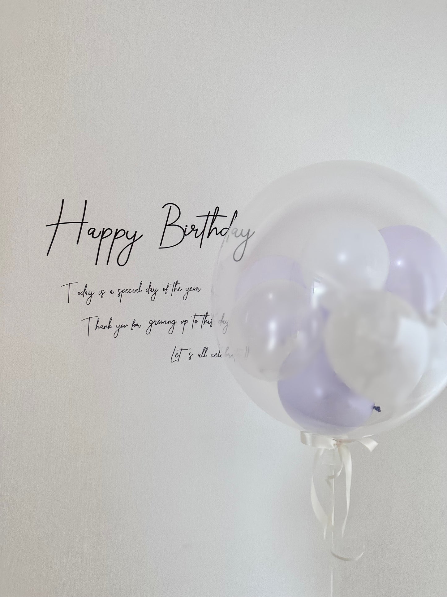 【bubble balloon】lilac