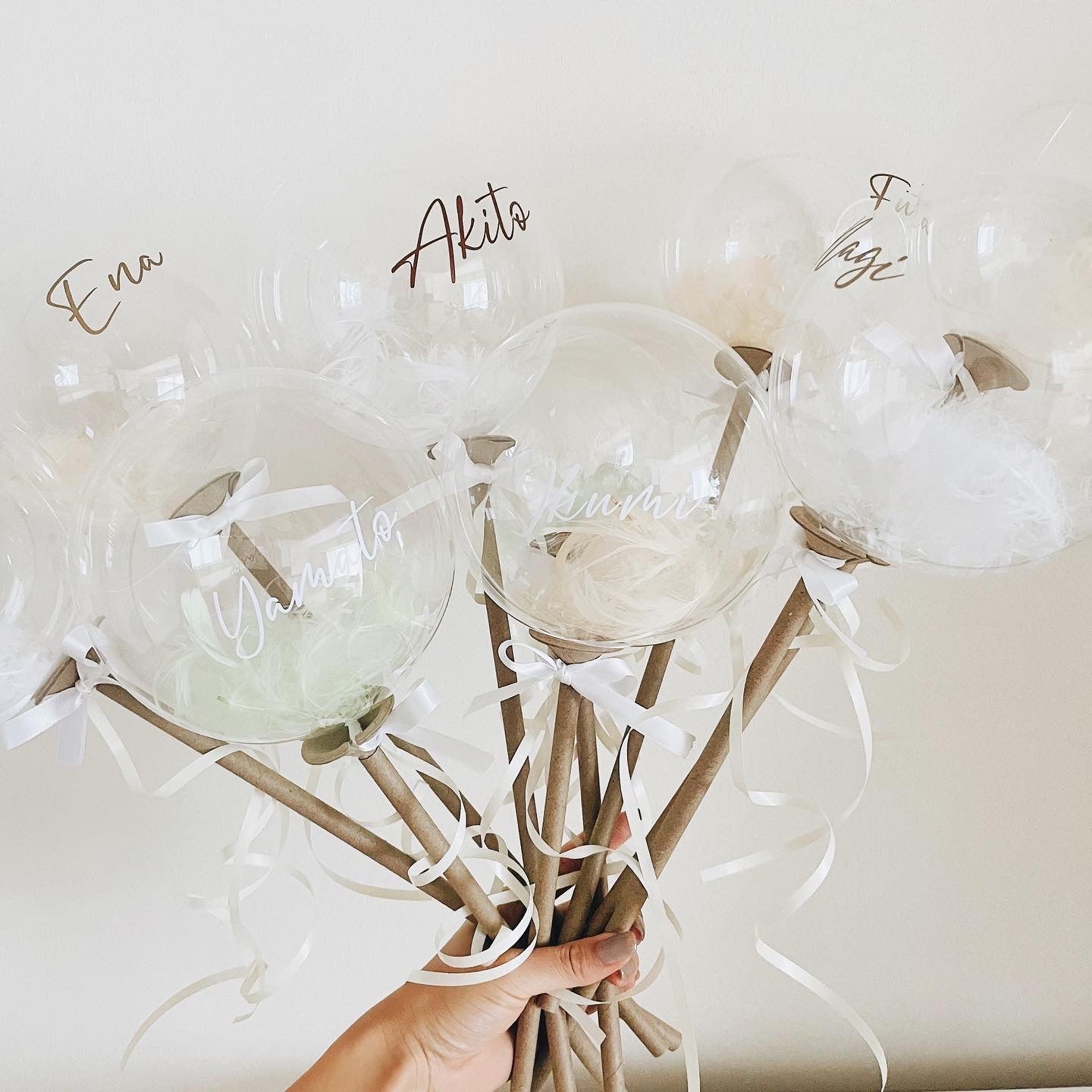 【feather balloon】type/ stick