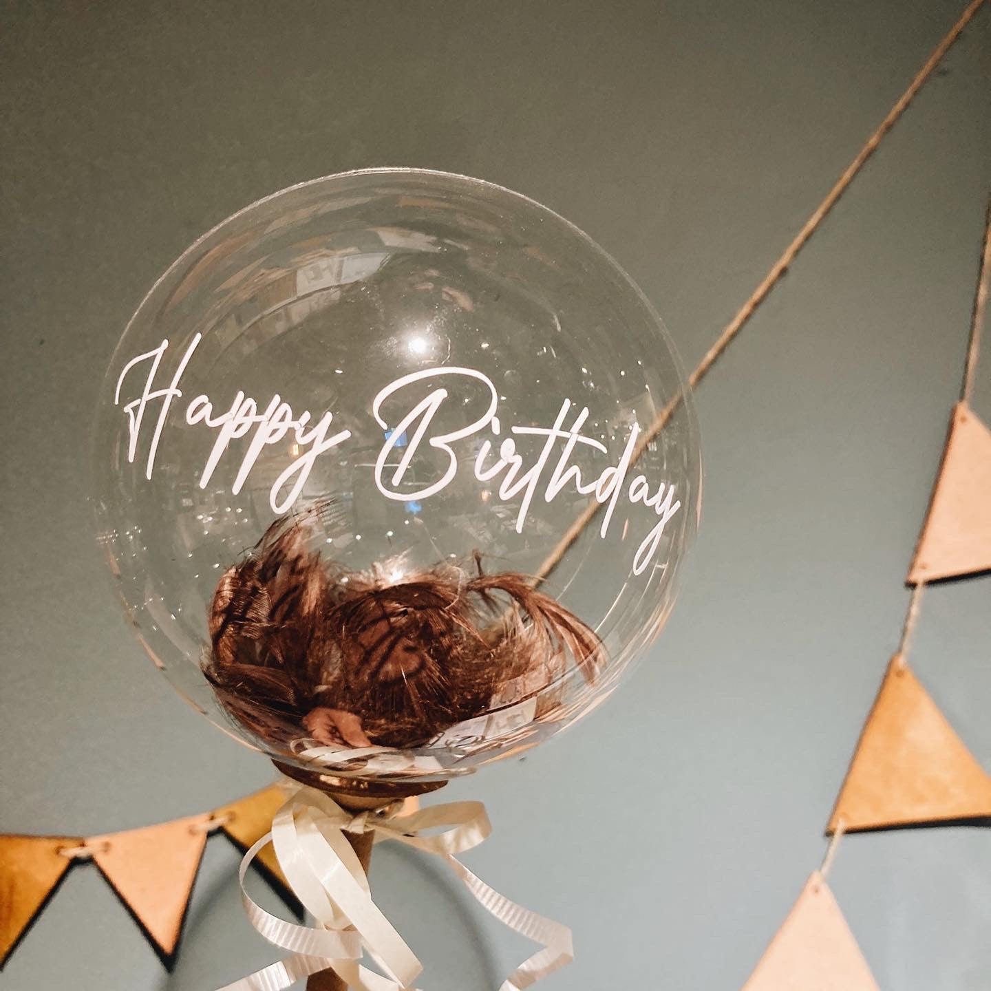 【feather balloon】type/ stick