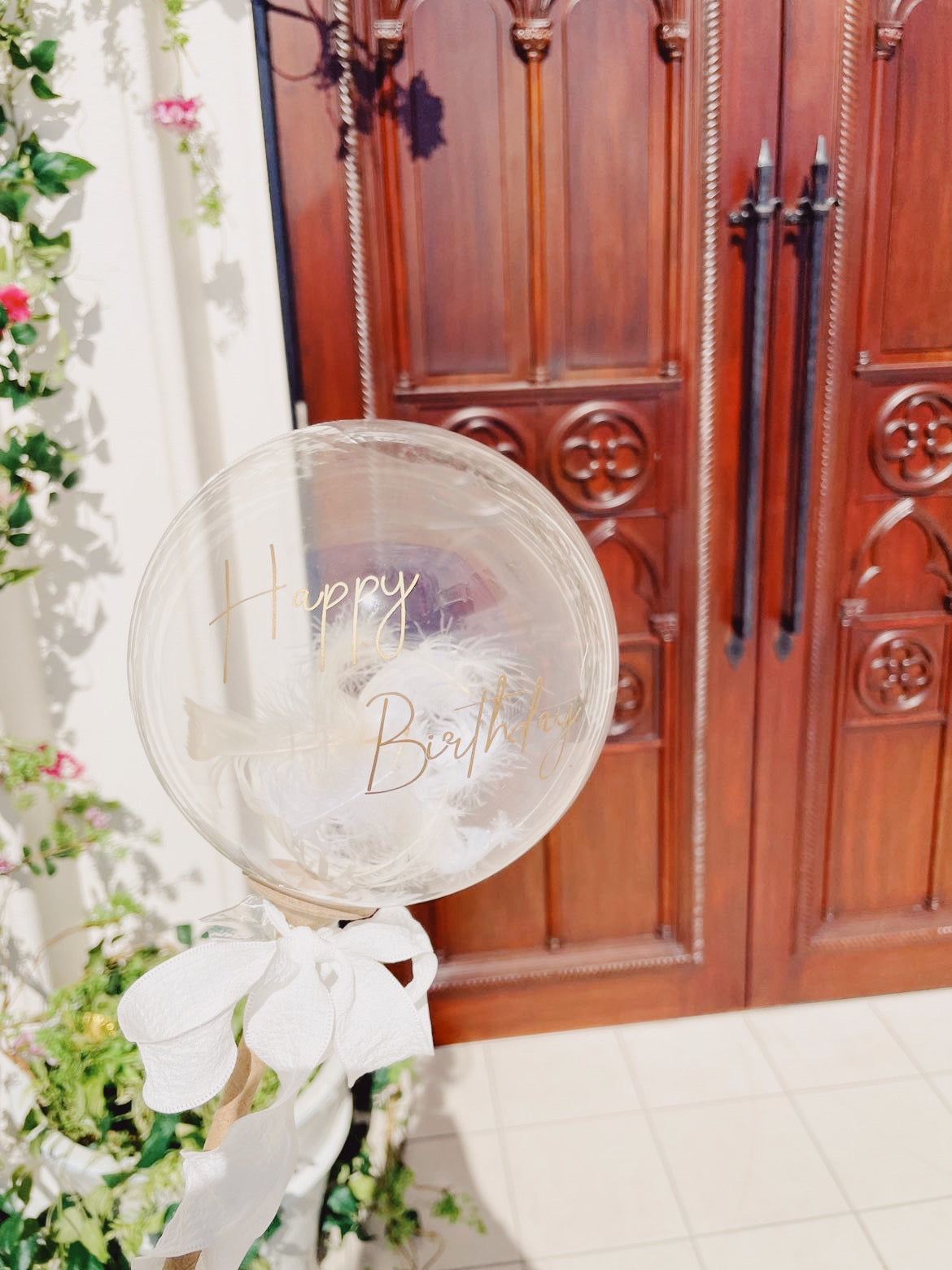 【feather balloon】type/ stick