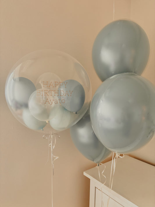 【bubble bouquet】smoky blue