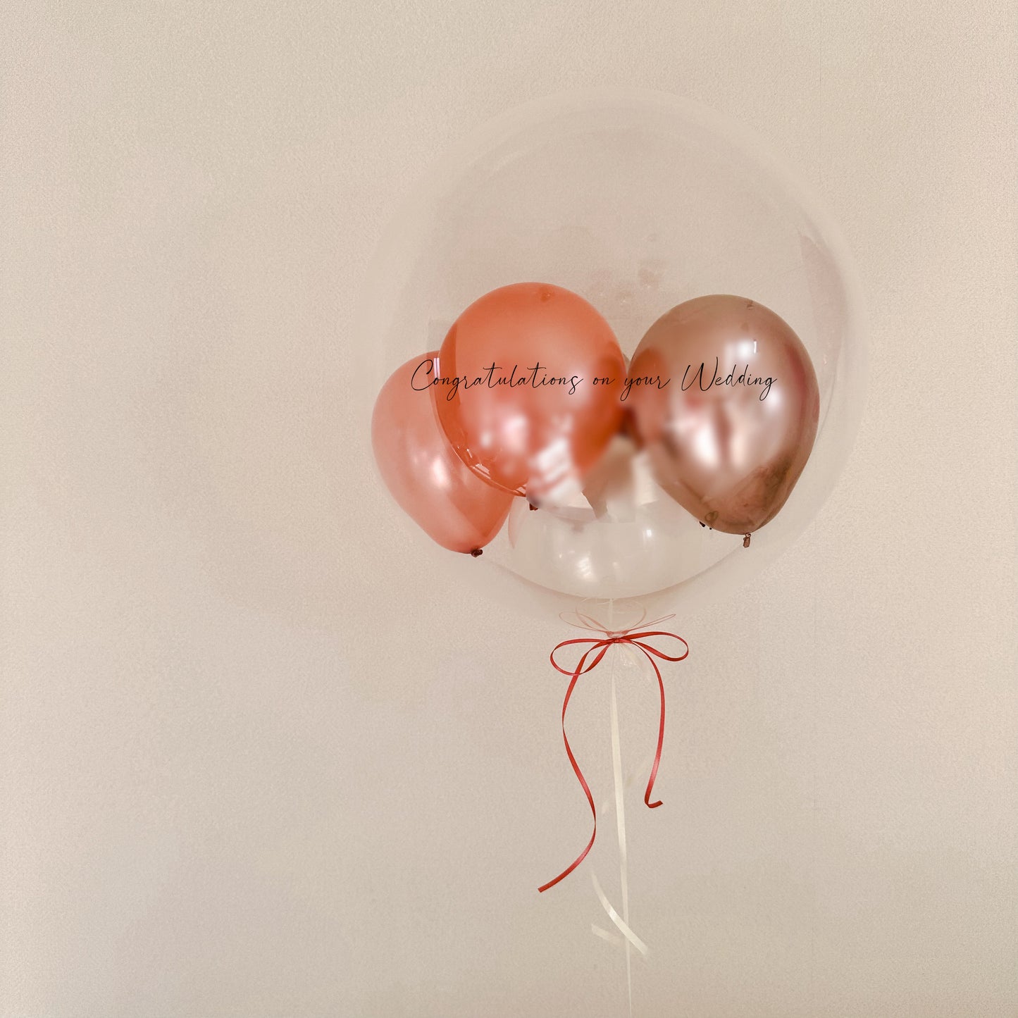 【bubble  balloon】pearl rose