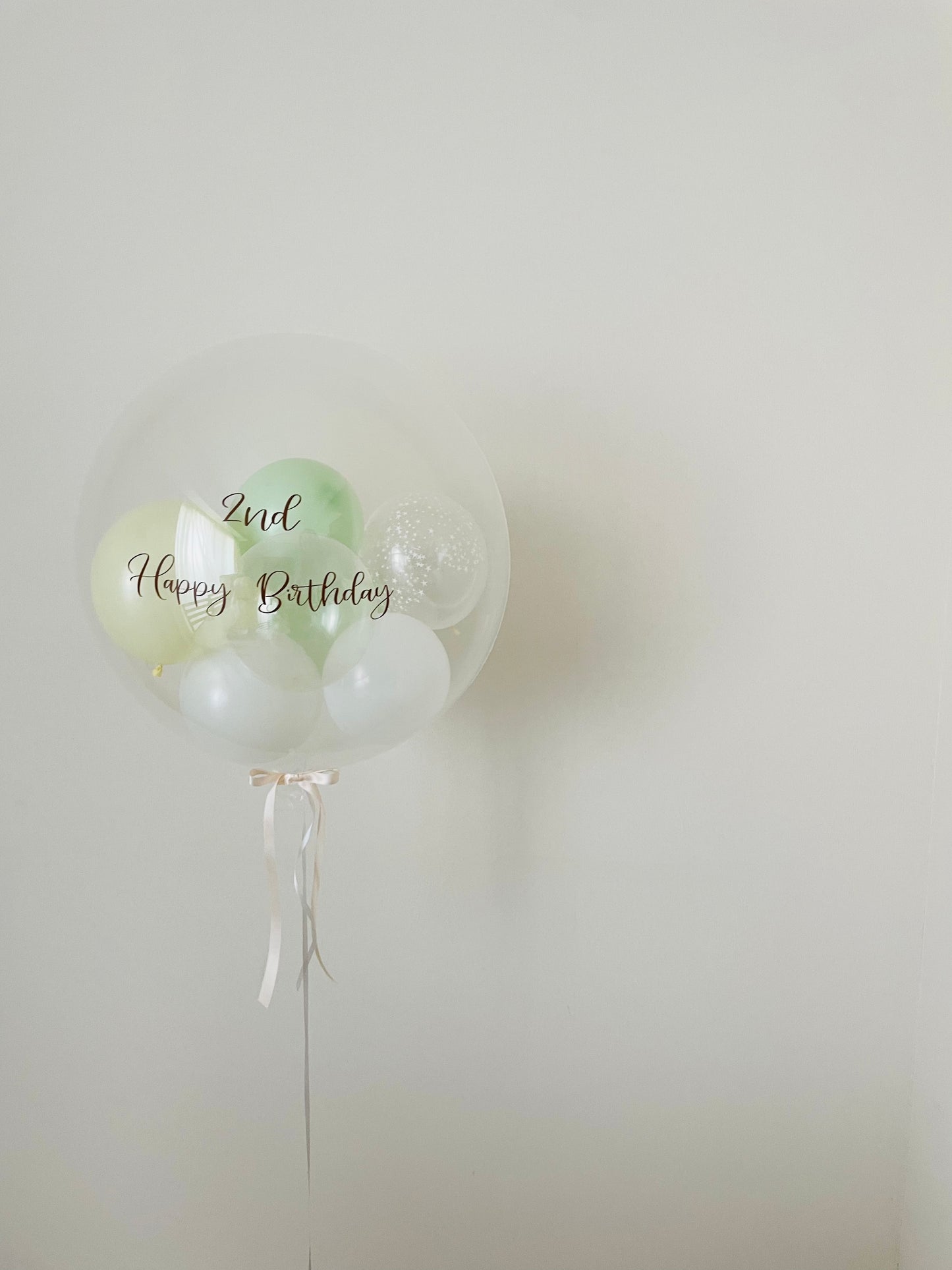 【bubble  balloon】mint × lemon
