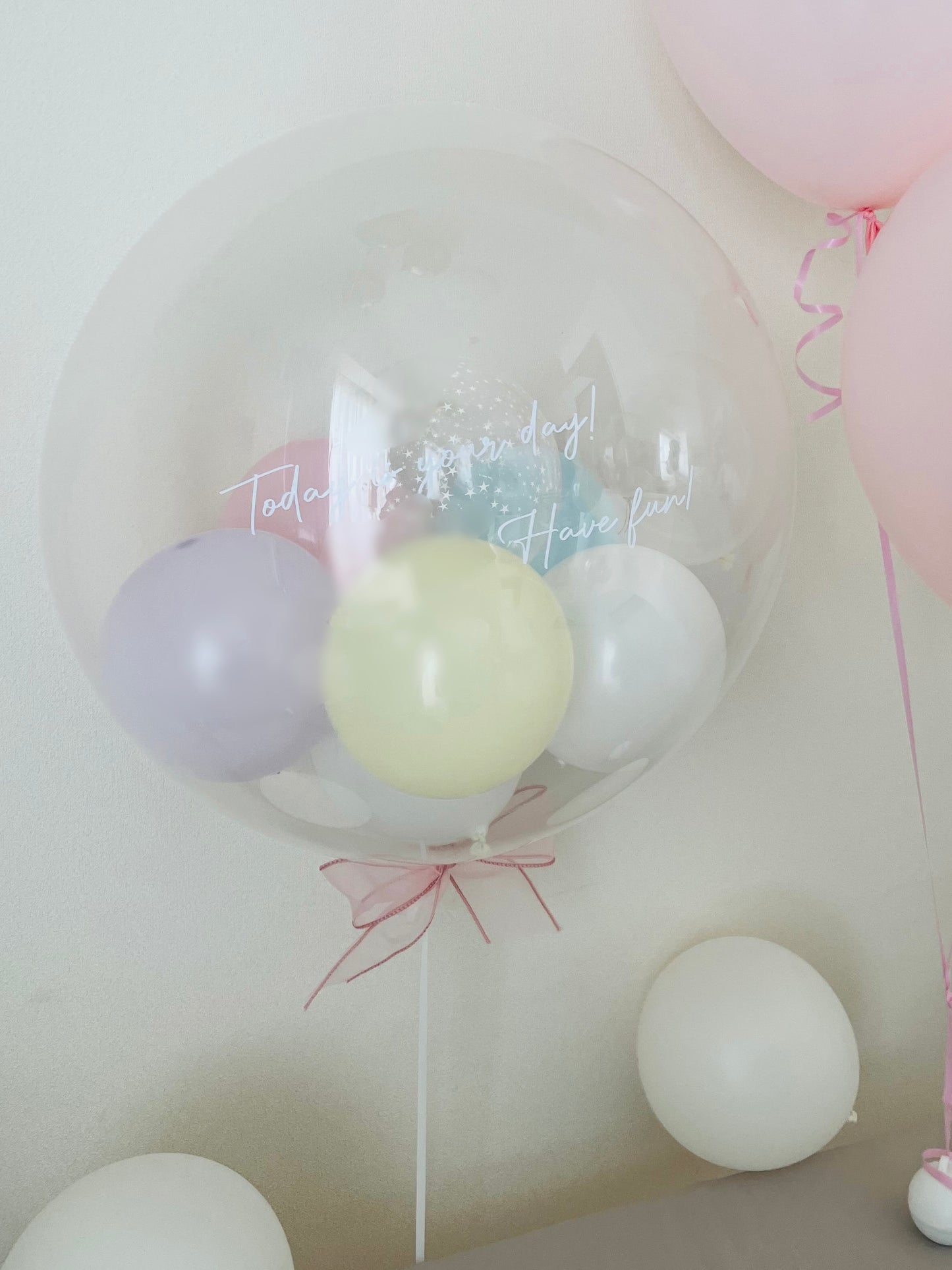 【bubble  balloon】pastel color