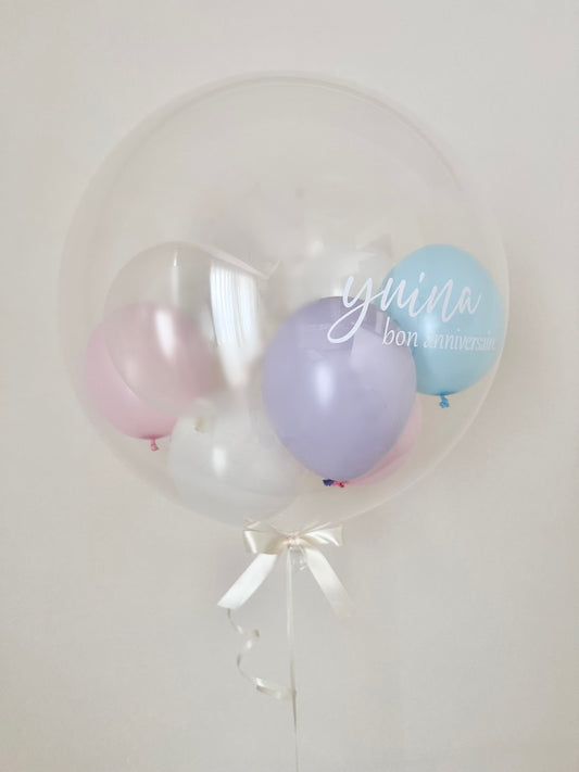 【bubble  balloon】pastel color